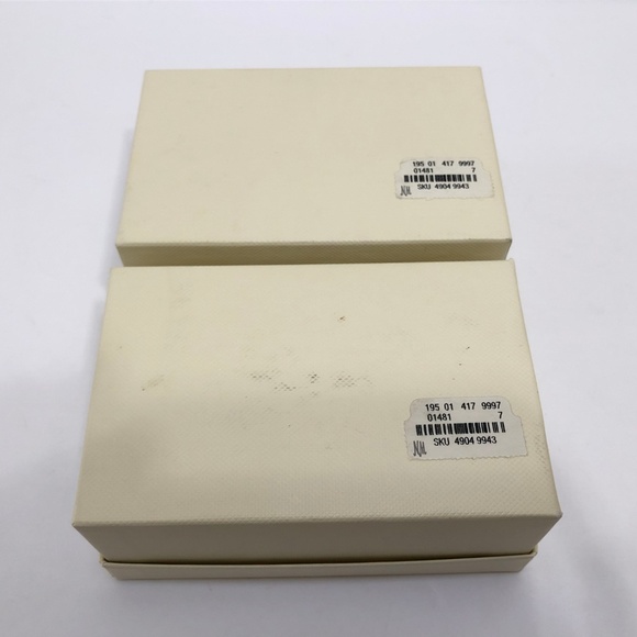 Set of 4 Neiman Marcus Hammered Metal Napkin Rings - Picture 7 of 7